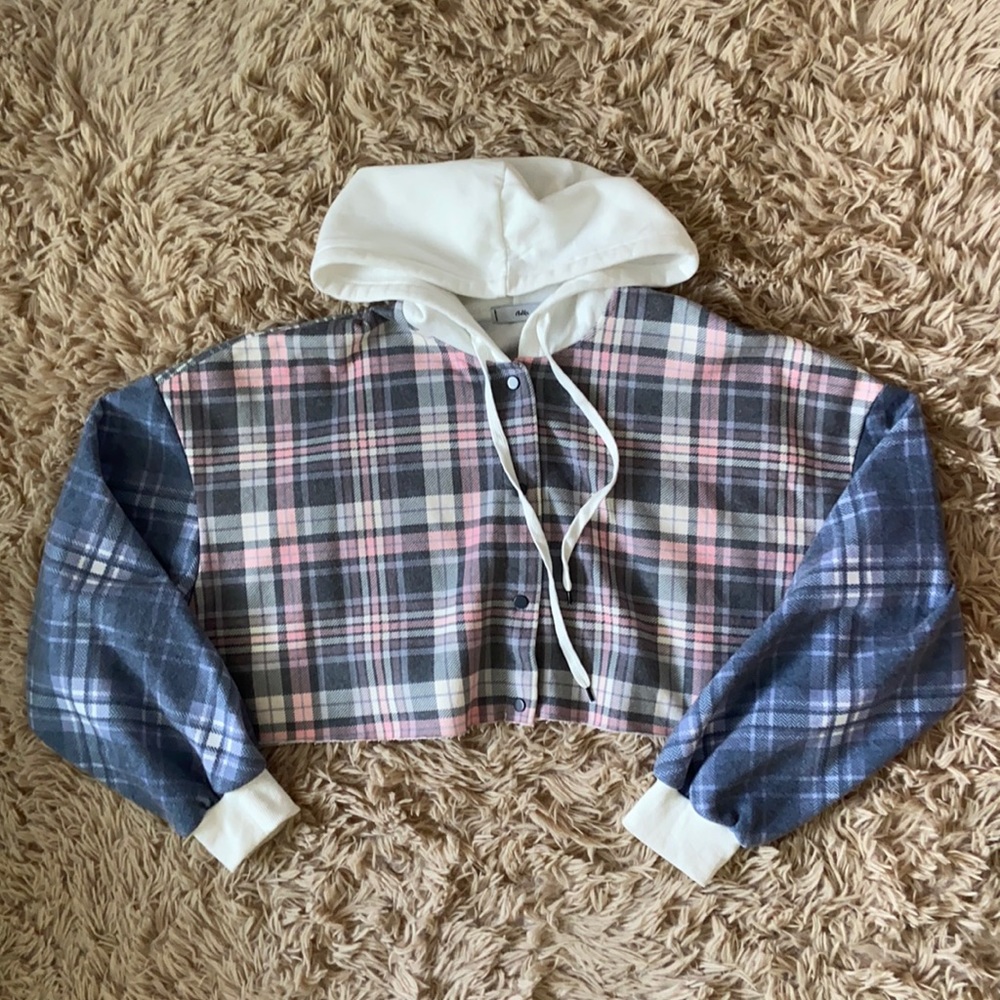 Adika cropped flannel